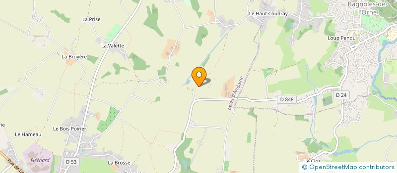 localisation de l'entreprise MADAME ALISON BOURSELIER à RIVES D'ANDAINE