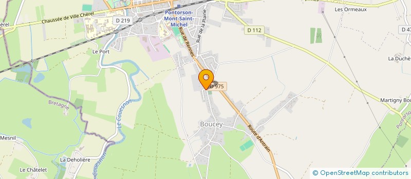 localisation de l'entreprise MADAME ALISON CHABLE-DELANOE  PONTORSON