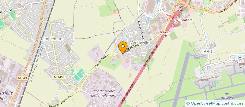 localisation de l'entreprise MADAME ALISON CHANIAT  VENDEVILLE