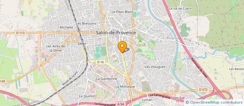 localisation de l'entreprise MADAME ALISON CHEVALME  SALON-DE-PROVENCE