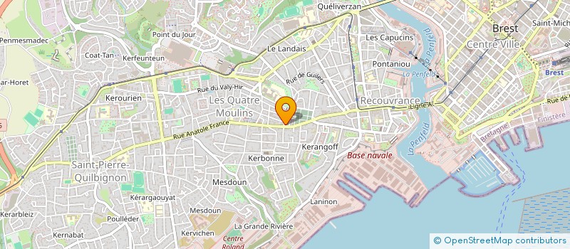 localisation de l'entreprise MADAME ALISON COLLIOU à BREST