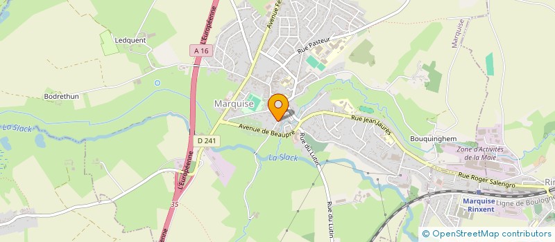 localisation de l'entreprise MADAME ALISON COUPET  MARQUISE