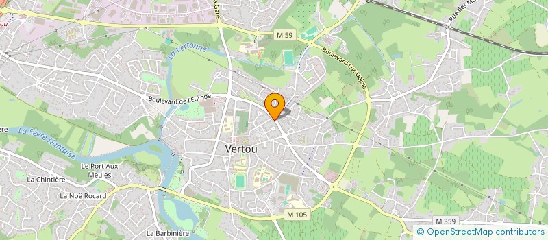 localisation de l'entreprise MADAME ALISON COUSIN  VERTOU