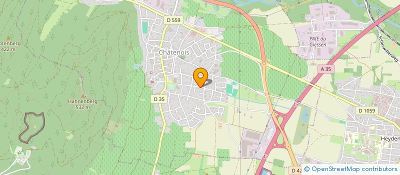 localisation de l'entreprise MADAME ALISON CRONENBERGER  CHATENOIS