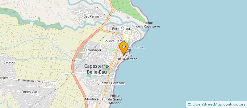 localisation de l'entreprise MADAME ALISON CYRILLE à CAPESTERRE-BELLE-EAU