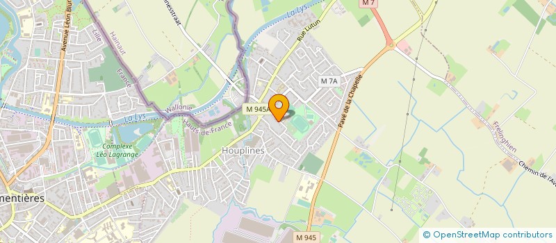 localisation de l'entreprise MADAME ALISON DE SOUSA E SILVA  HOUPLINES