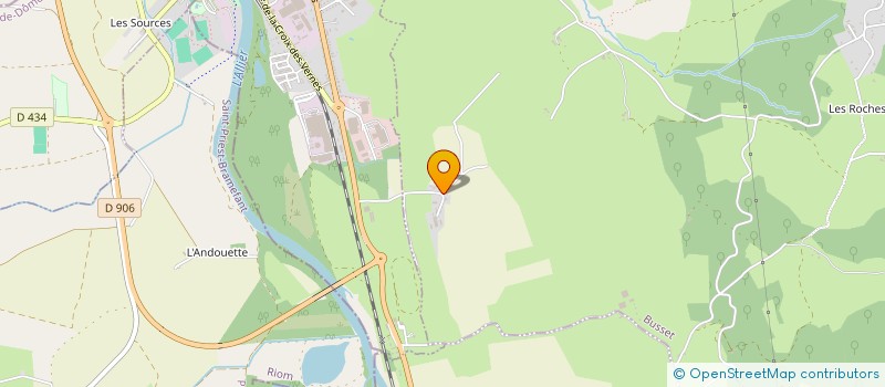 localisation de l'entreprise MADAME ALISON DEDINGER  BUSSET