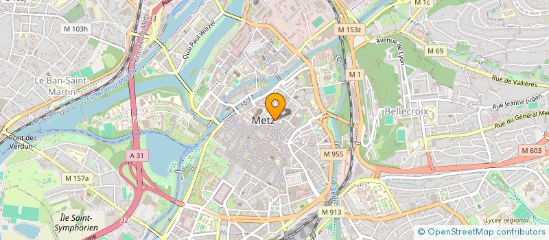 localisation de l'entreprise MADAME ALISON DELBART  METZ