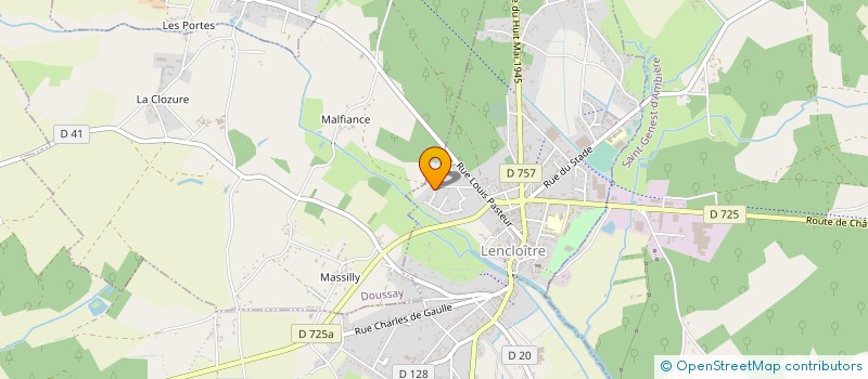 localisation de l'entreprise MADAME ALISON DEMEURE  CHOUPPES