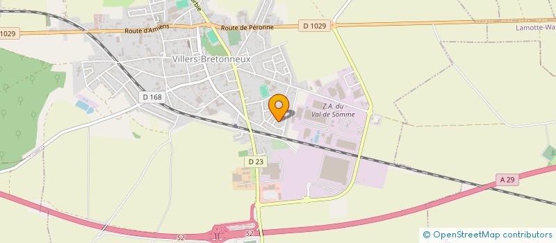 localisation de l'entreprise MADAME ALISON DENYS  VILLERS-BRETONNEUX