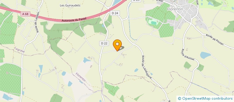 localisation de l'entreprise MADAME ALISON DESTRUELS  FLORENTIN