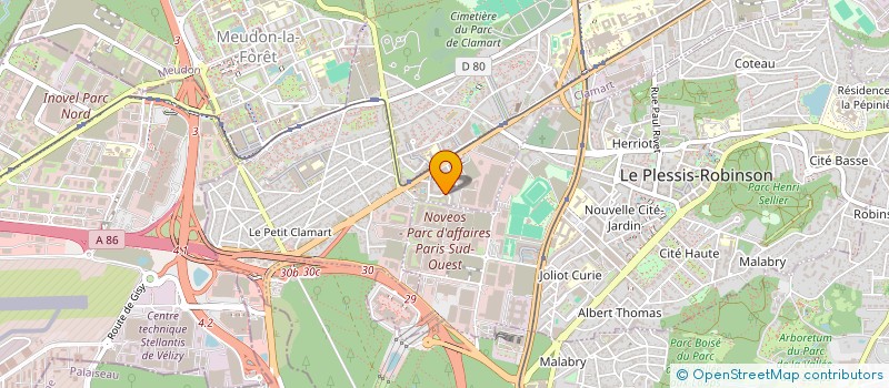 localisation de l'entreprise MADAME ALISON DIEGUES à CLAMART