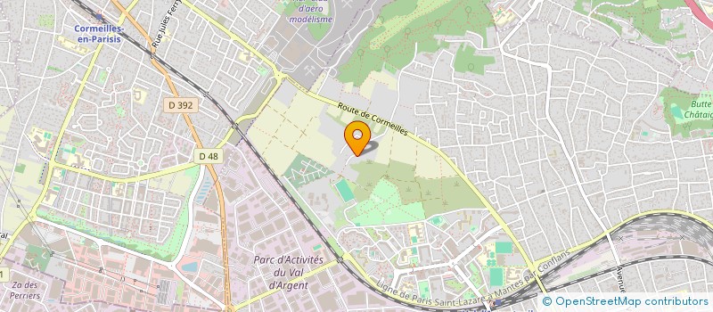 localisation de l'entreprise MADAME ALISON DIEUX  ARGENTEUIL