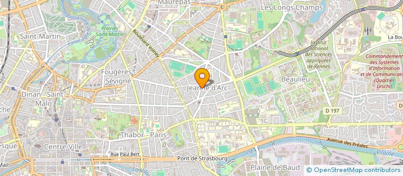 localisation de l'entreprise MADAME ALISON DUROSIER  RENNES