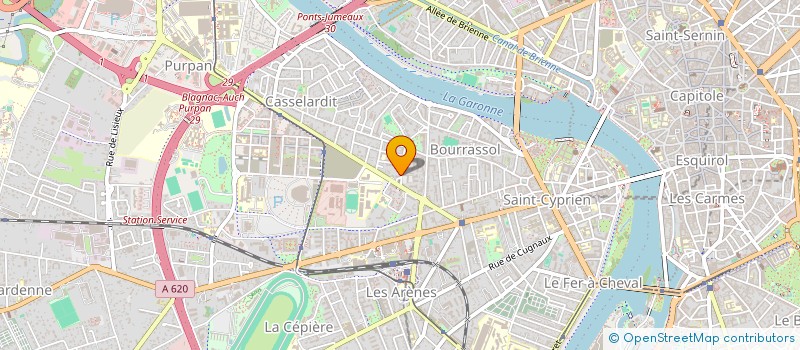 localisation de l'entreprise MADAME ALISON FOLLIGUET  TOULOUSE