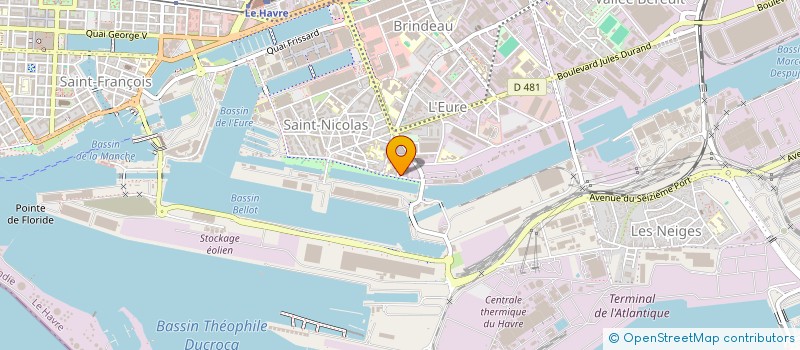 localisation de l'entreprise MADAME ALISON FOSSET  LE HAVRE