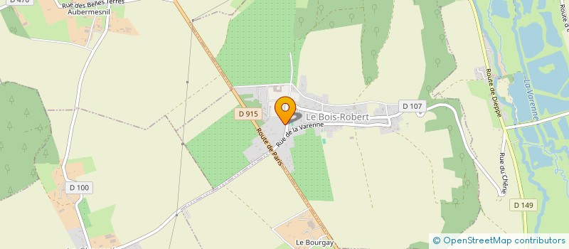 localisation de l'entreprise MADAME ALISON FOSSOUL  LE BOIS-ROBERT