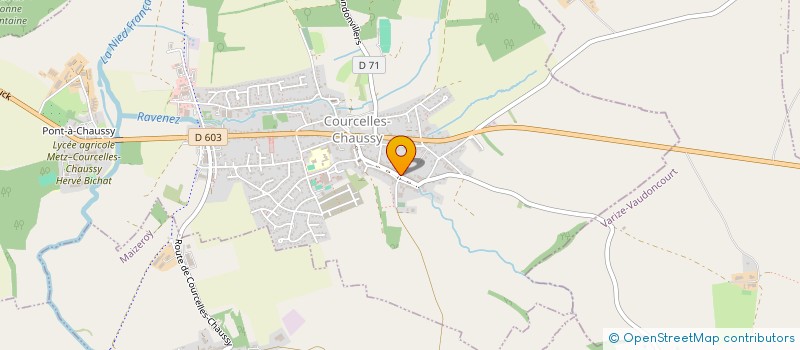 localisation de l'entreprise MADAME ALISON FUNCK  COURCELLES-CHAUSSY