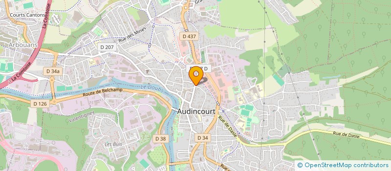 localisation de l'entreprise MADAME ALISON GAJEK  AUDINCOURT