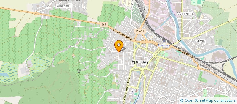 localisation de l'entreprise MADAME ALISON GALAND à EPERNAY