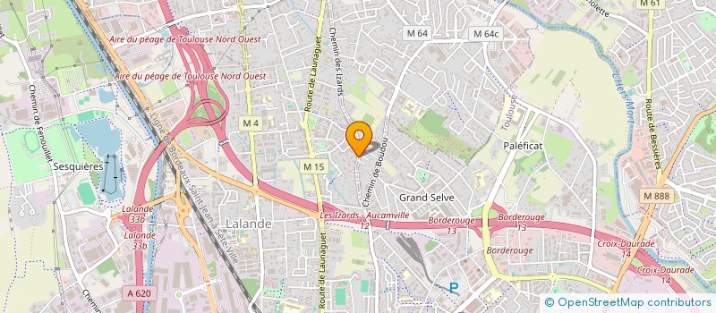 localisation de l'entreprise MADAME ALISON GALDIN  TOULOUSE