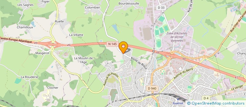 localisation de l'entreprise MADAME ALISON GALVEZ  GUERET