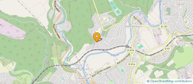 localisation de l'entreprise MADAME ALISON GAUDON  HOMECOURT