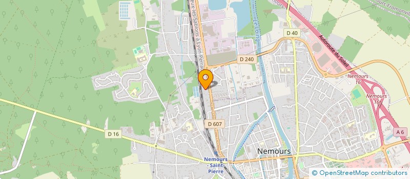 localisation de l'entreprise MADAME ALISON GILLET  SAINT-PIERRE-LES-NEMOURS