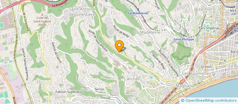 localisation de l'entreprise MADAME ALISON GIORDANELLA  NICE