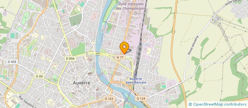 localisation de l'entreprise MADAME ALISON GOSSET à AUXERRE