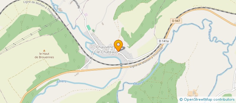 localisation de l'entreprise MADAME ALISON HAFF  CHAUVENCY-LE-CHATEAU