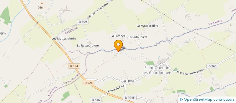 localisation de l'entreprise MADAME ALISON HOAR à SAINT-QUENTIN-LES-CHARDONNETS