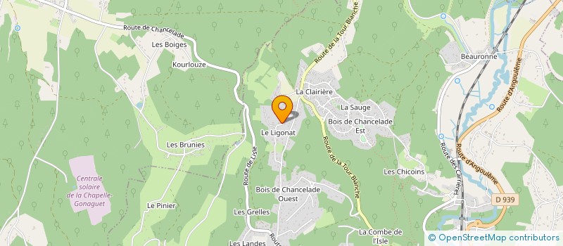 localisation de l'entreprise MADAME ALISON HUE  CHANCELADE