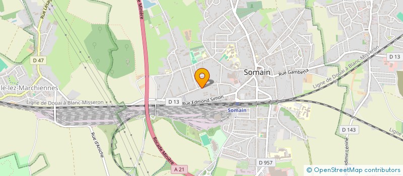 localisation de l'entreprise MADAME ALISON HUREZ  SOMAIN