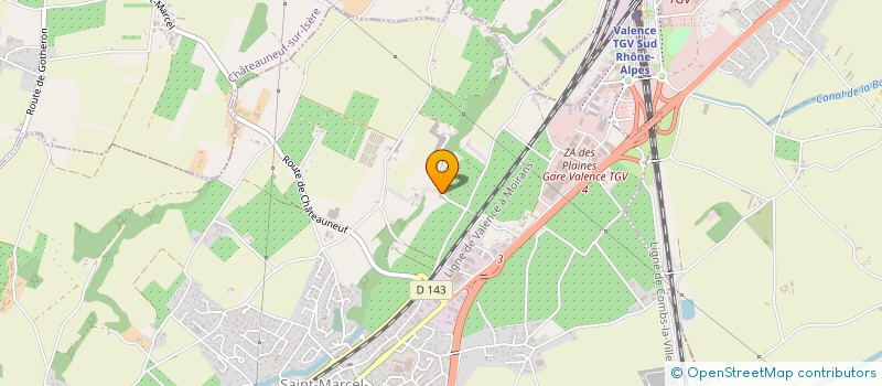 localisation de l'entreprise MADAME ALISON JEAN  SAINT-MARCEL-LES-VALENCE