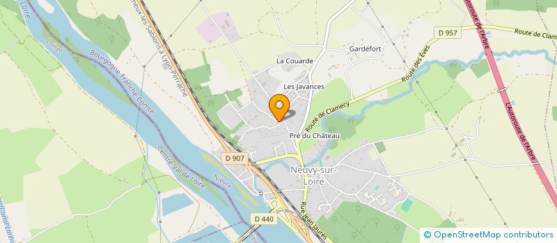 localisation de l'entreprise MADAME ALISON JOLY à NEUVY-SUR-LOIRE