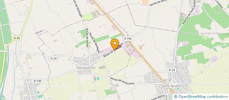 localisation de l'entreprise MADAME ALISON KARLE  VERQUIERES