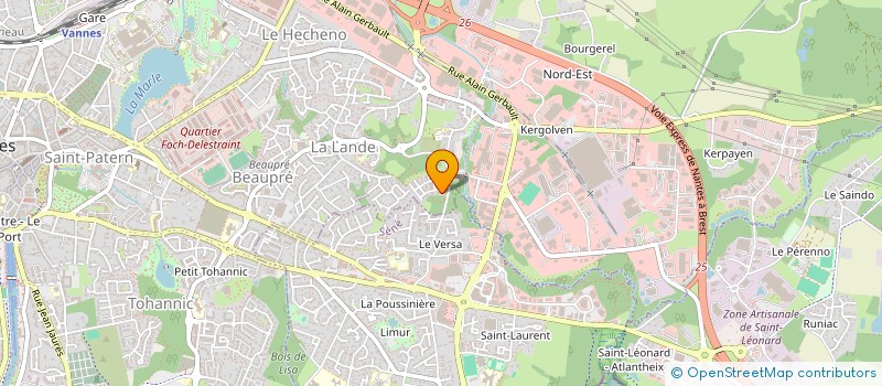 localisation de l'entreprise MADAME ALISON KENT  VANNES