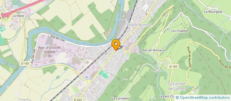 localisation de l'entreprise MADAME ALISON KHADRI  VILLARD-BONNOT