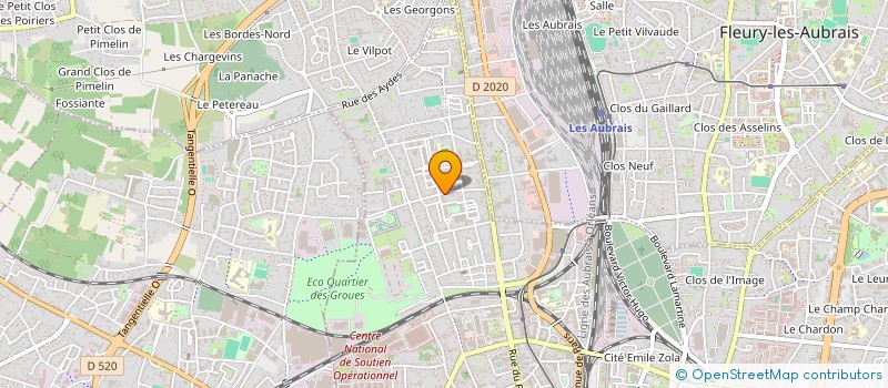 localisation de l'entreprise MADAME ALISON LABATUT à ORLEANS