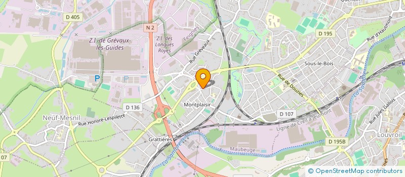 localisation de l'entreprise MADAME ALISON LEFEBVRE  MAUBEUGE