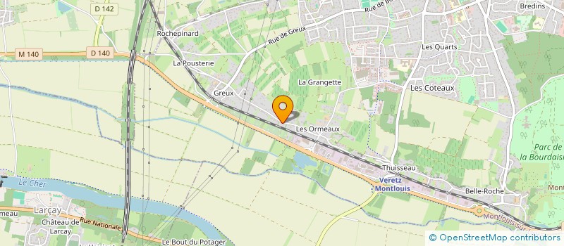 localisation de l'entreprise MADAME ALISON LISCOT  MONTLOUIS-SUR-LOIRE