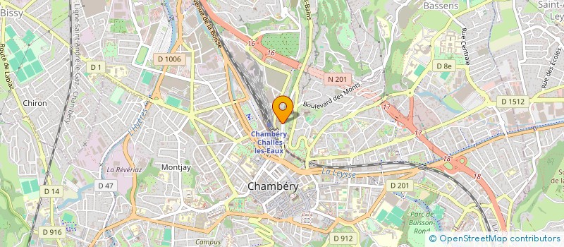 localisation de l'entreprise MADAME ALISON MAKARJOFF  CHAMBERY