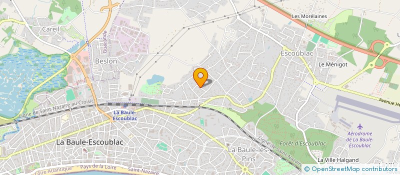 localisation de l'entreprise MADAME ALISON MANNION  LA BAULE-ESCOUBLAC