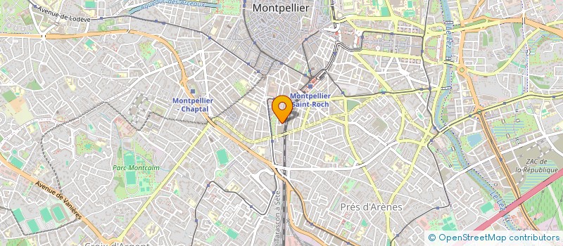 localisation de l'entreprise MADAME ALISON MARAIS à MONTPELLIER