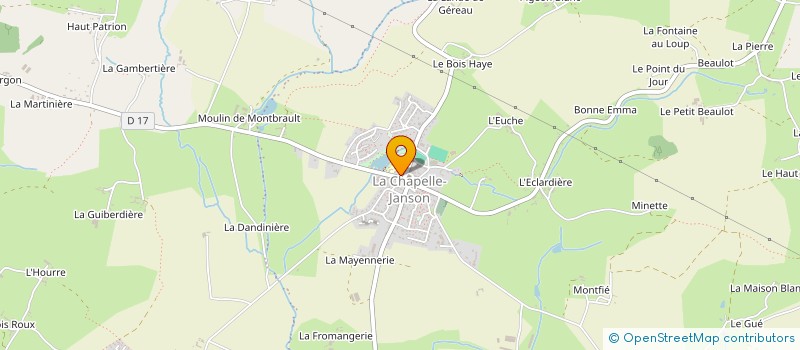 localisation de l'entreprise MADAME ALISON MARBOIS  LA CHAPELLE FLEURIGNE