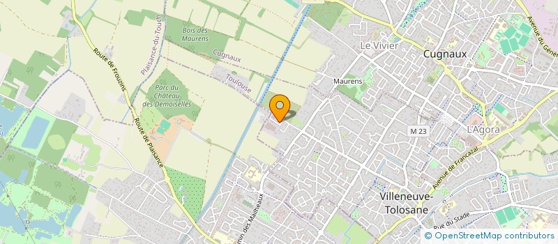 localisation de l'entreprise MADAME ALISON MARIE LOUISE SANTERRE à VILLENEUVE-TOLOSANE