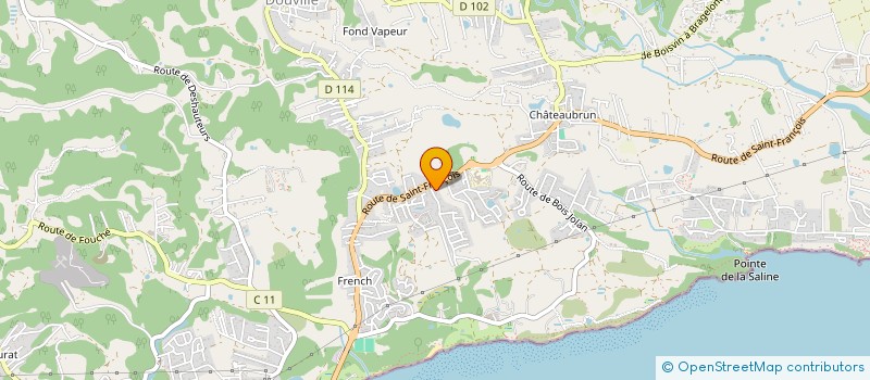 localisation de l'entreprise MADAME ALISON MARIETTE  LA DESIRADE