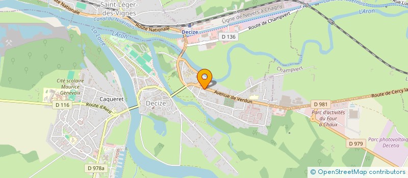 localisation de l'entreprise MADAME ALISON MATHOURAIS  DECIZE