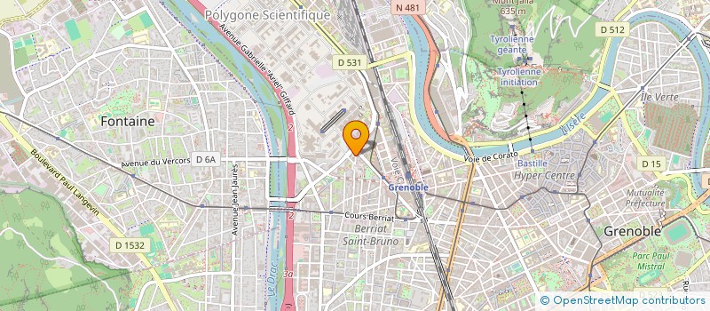 localisation de l'entreprise MADAME ALISON MERLOZ  GRENOBLE